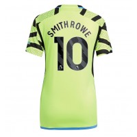 Camiseta Arsenal Emile Smith Rowe #10 Visitante Equipación para mujer 2023-24 manga corta